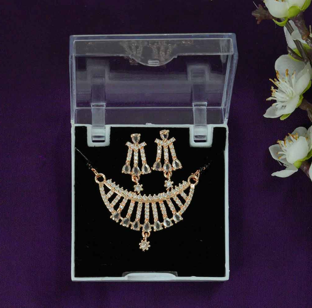 Avya Rose Gold Mangalsutra set