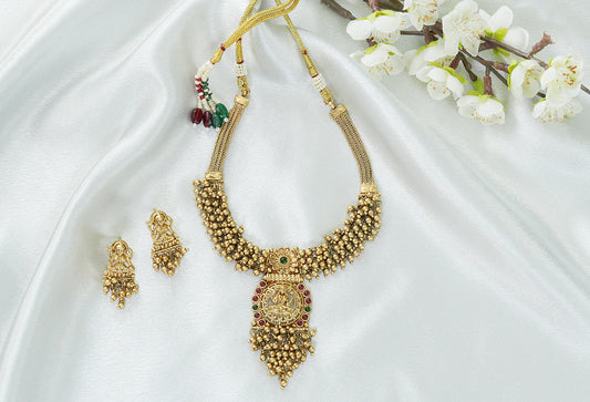 Devi Radiance Temple Necklace Set