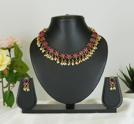 Revya Twin Charm Reversible Necklace Set