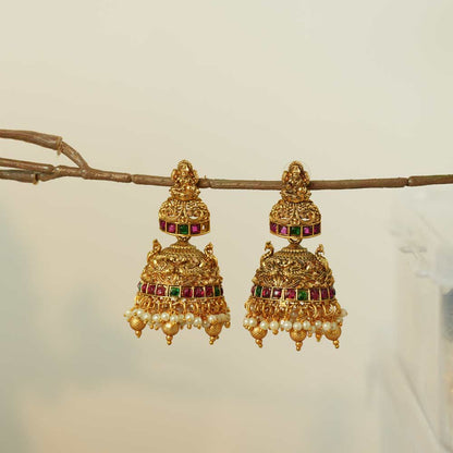Royal Heritage Temple Jhumkas