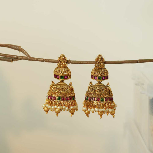 Royal Heritage Temple Jhumkas