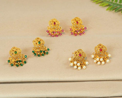 Petal Glow Stud Earrings