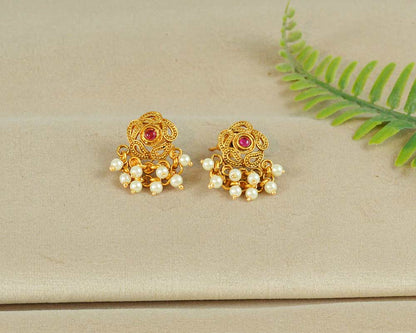 Petal Glow Stud Earrings