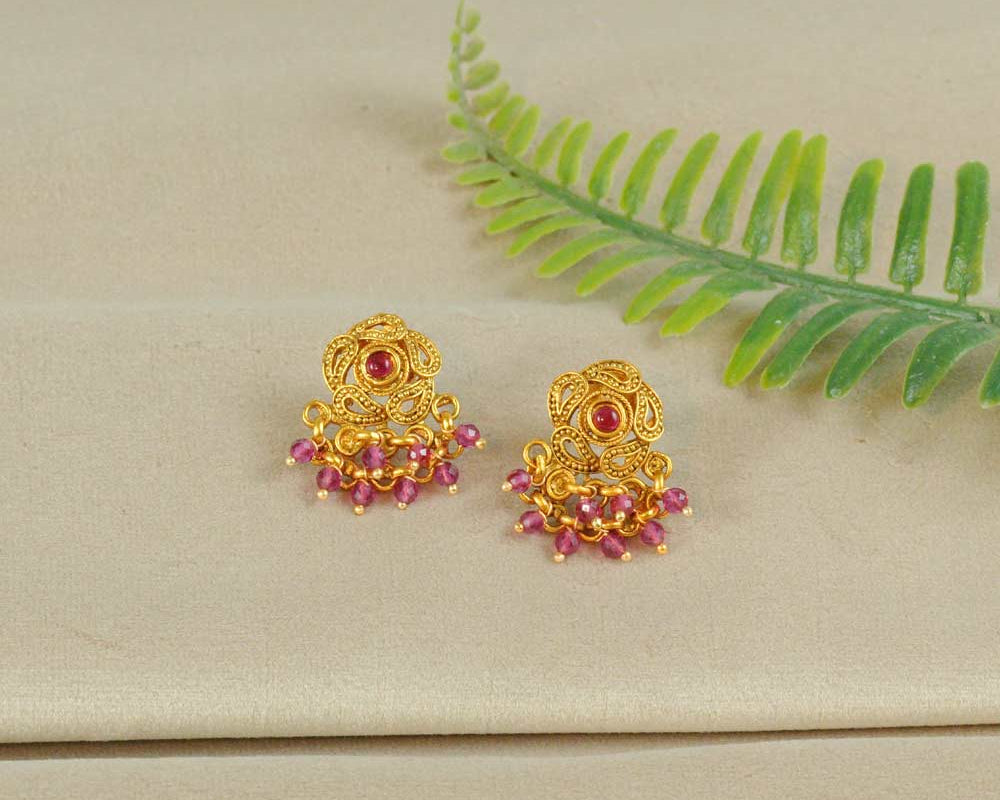 Petal Glow Stud Earrings