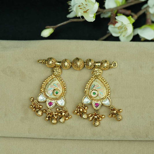 Royal Rajwadi Enamelled Wati Mangalsutra