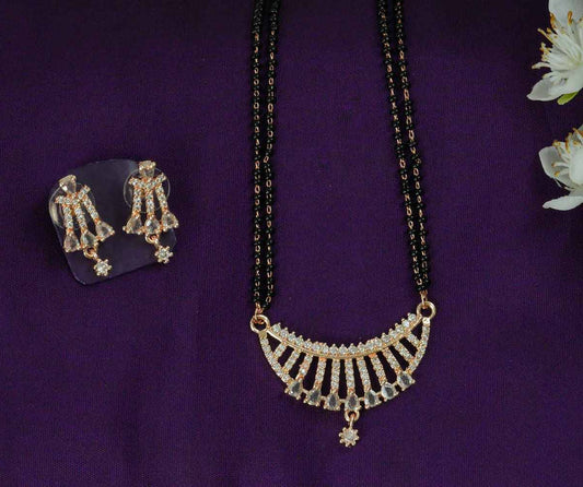 Avya Rose Gold Mangalsutra set