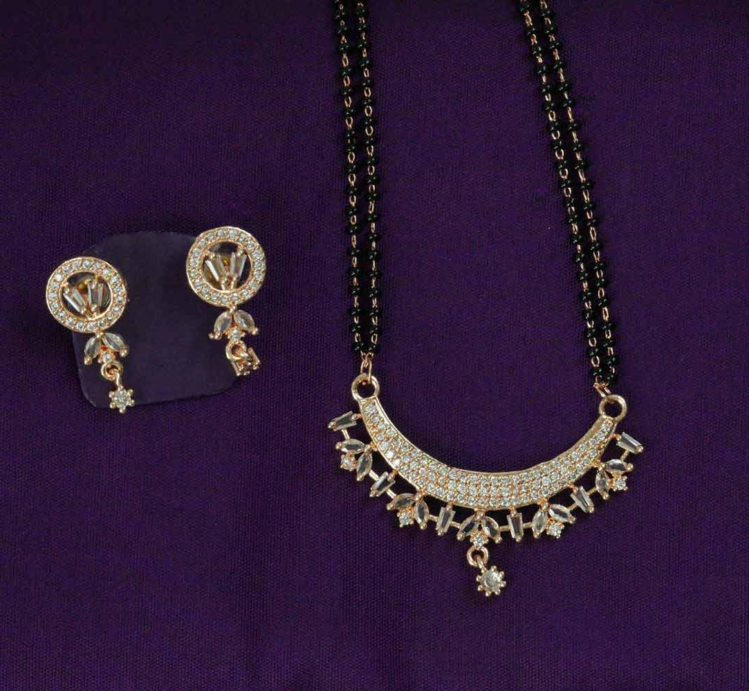 Meher Rose Gold Mangalsutra Set