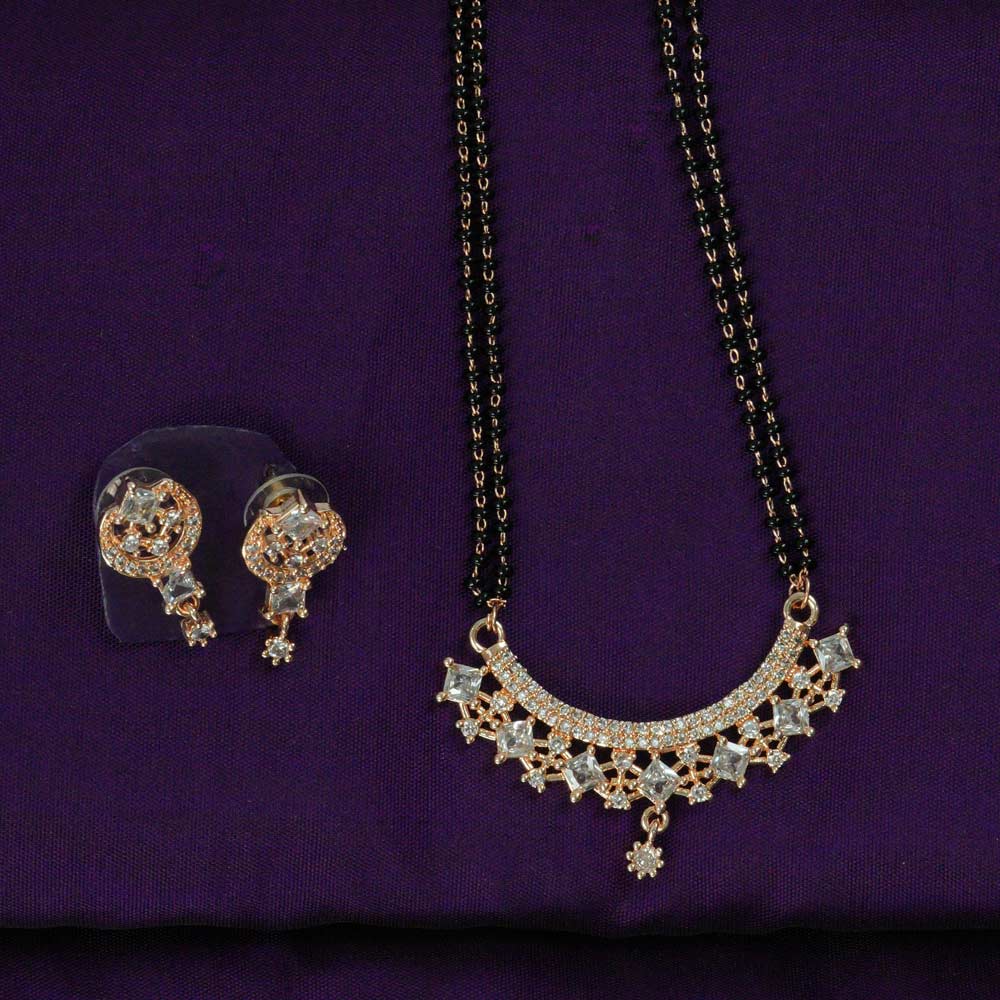 Kanika Rose Gold Mangalsutra Set
