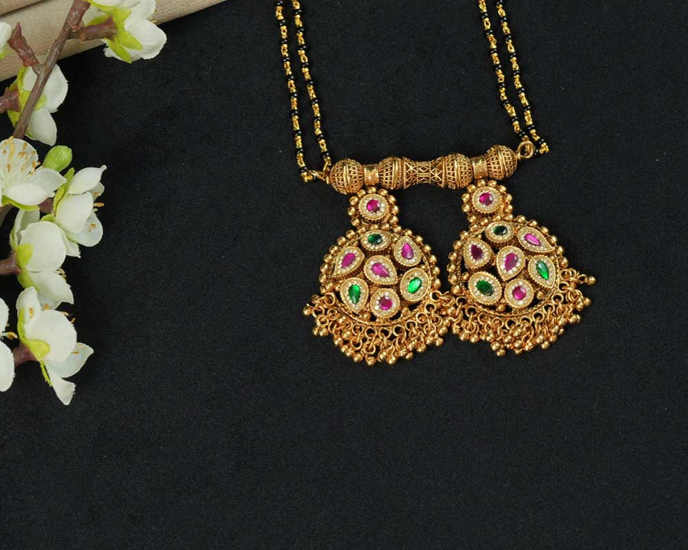 Premium Mayura Big Wati Mangalsutra