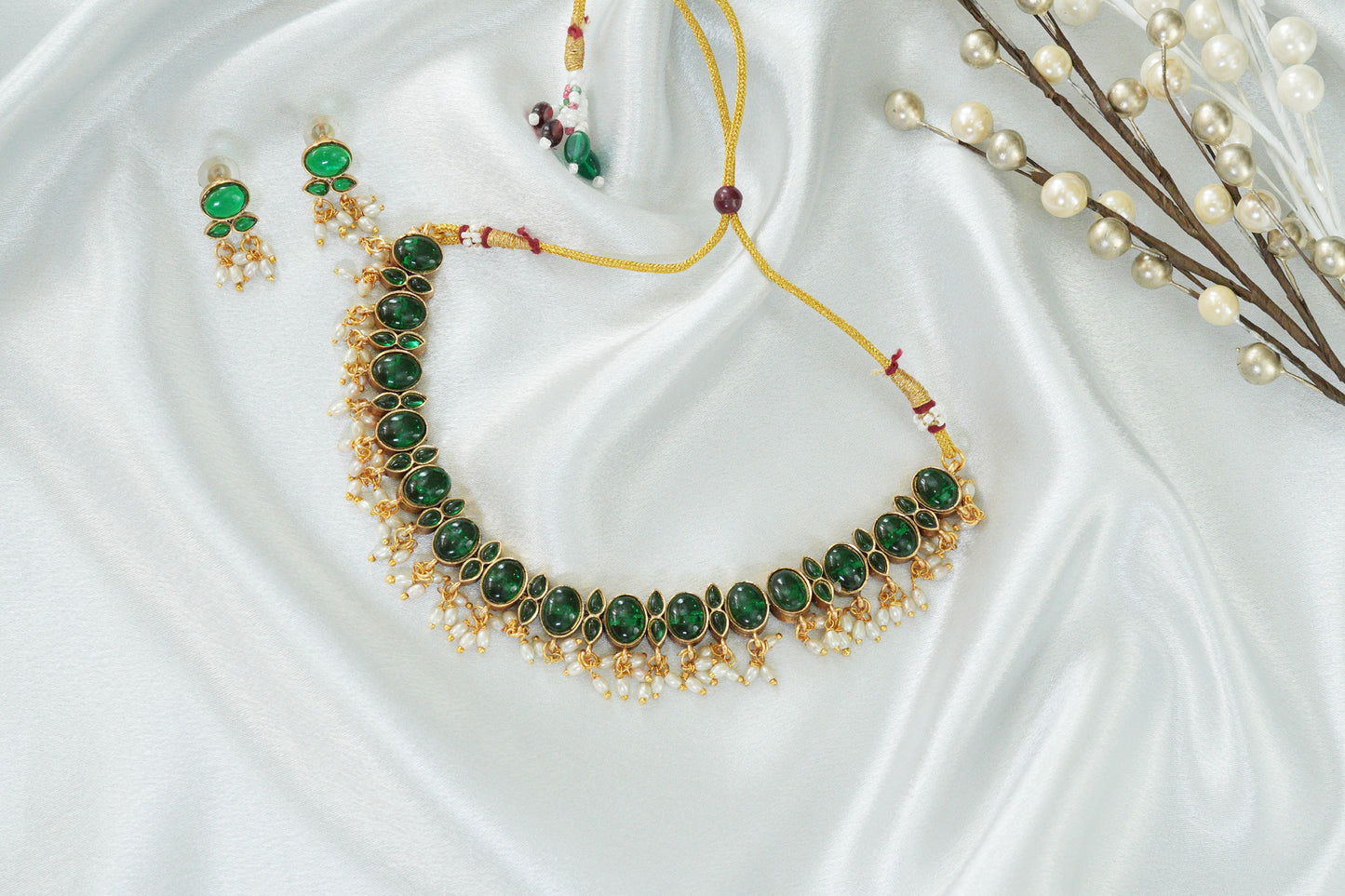 Revya Twin Charm Reversible Necklace Set