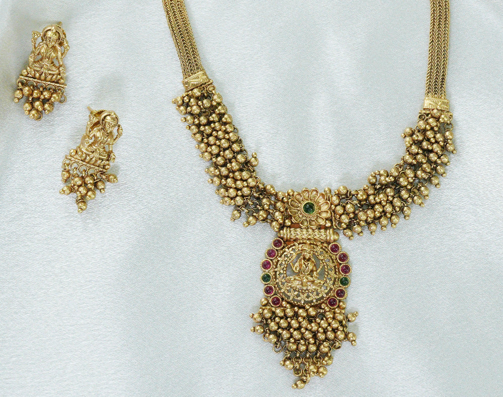 Devi Radiance Temple Necklace Set