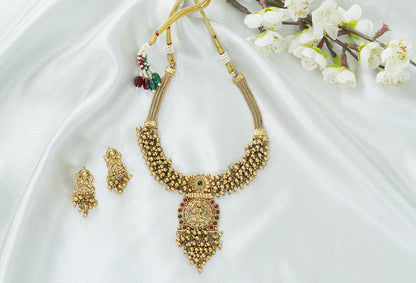 Devi Radiance Temple Necklace Set