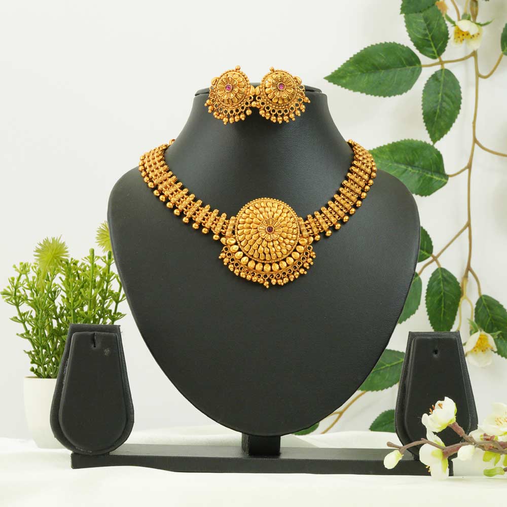 Surya Mandala Necklace Set