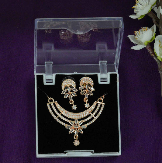 Aarohi Rose Gold Mangalsutra set